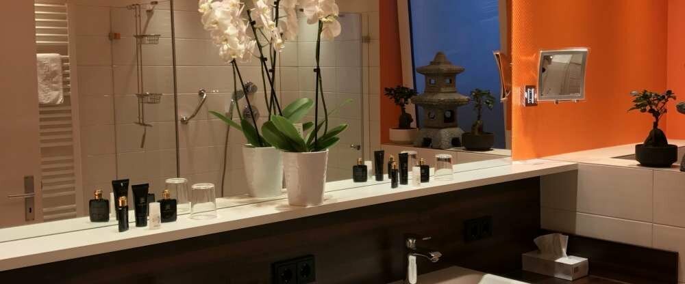 Badezimmer im Hotel