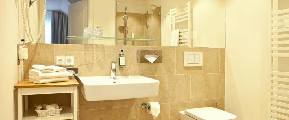 Badezimmer im Hotel