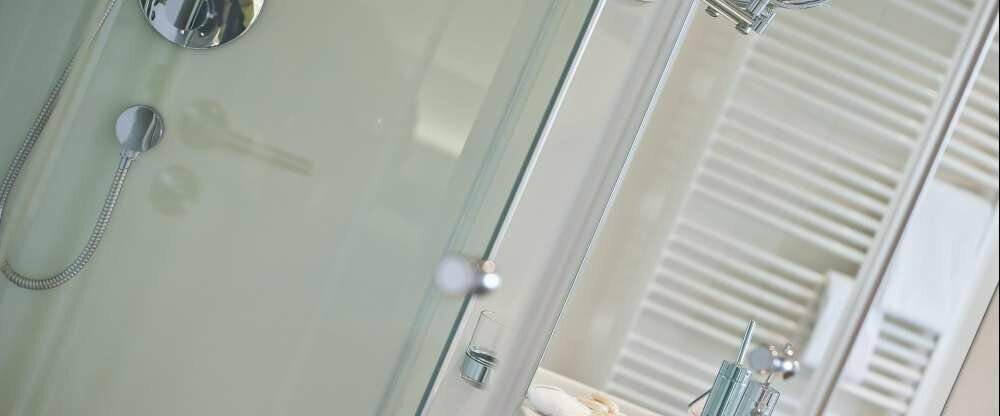 Blick ins Badezimmer einer unserer Suiten 