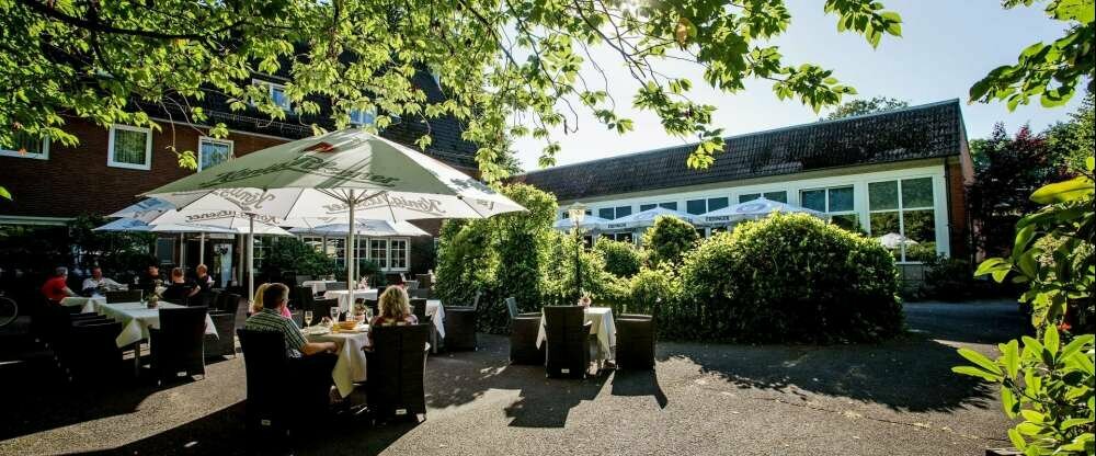 Unser idyllischer Biergarten. In dieser Form einzigartig in Meppen.