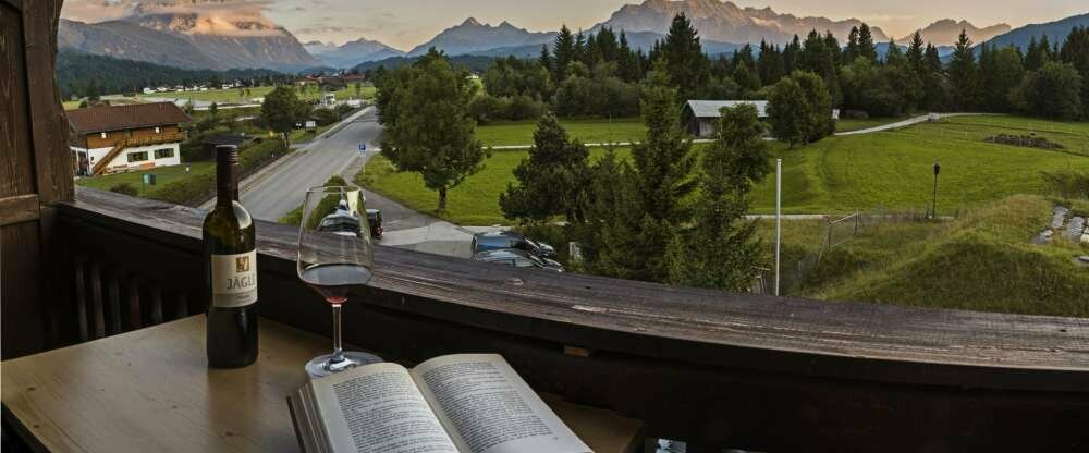 Blick vom Alpspitzzimmer