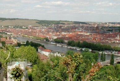 Blick auf Würzburg, Quelle: AKZENT Hotel Krone