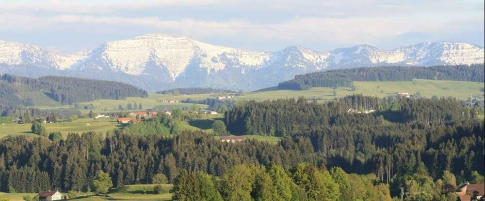 Blick in die Allgaeuer Alpen