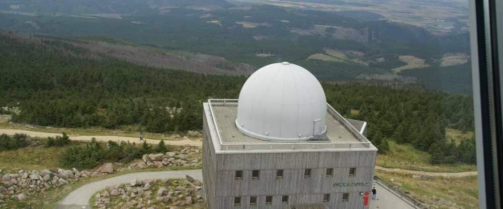 Blick vom Brocken über den Südharz
