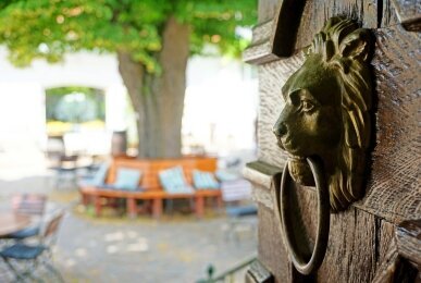 Blick zum Innenhof, Quelle: Hotel Annaberg