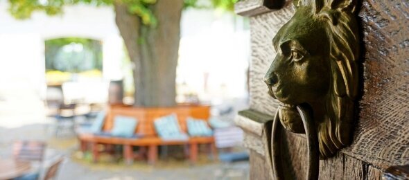 Blick zum Innenhof, Quelle: Hotel Annaberg