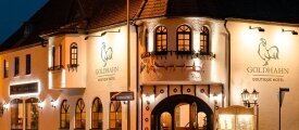 Boutique Hotel Goldhahn - Hotel-Außenansicht, Quelle: Boutique Hotel Goldhahn