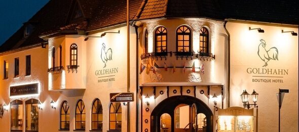 Boutique Hotel Goldhahn - Hotel-Außenansicht, Quelle: Boutique Hotel Goldhahn