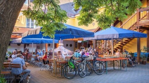 Brauerei-Gasthof Hotel Post - Terrasse/Außenbereich