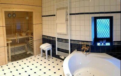 Burghotel "Auf Schönburg" - Badezimmer