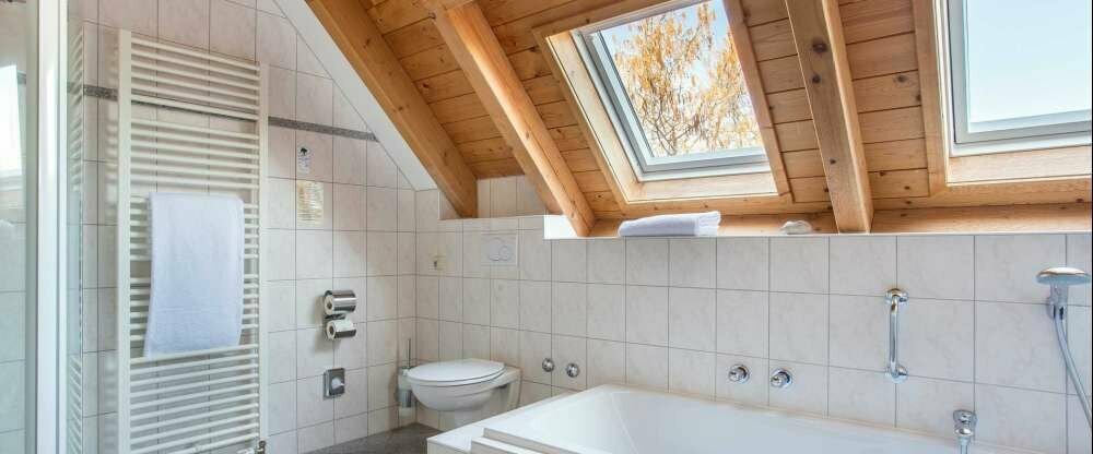 Burgunderzimmer Badezimmer