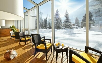 Europäischer Hof Aktivhotel & Spa - Blick in den Schnee