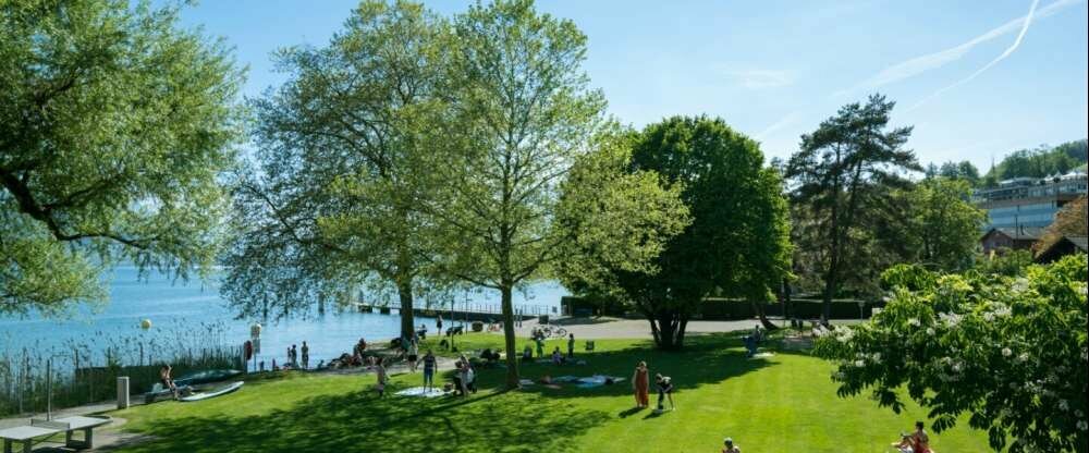 Chalet-Hotel Lodge Merlischachen - Terrasse/Außenbereich