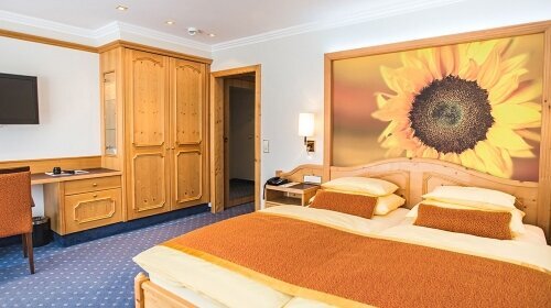 Geräumiges Zimmer, mit gemütlicher Sitzgelegenheit oder auf Wunsch und Verfügbarkeit gerne mit Balkon, Dusche oder Bad, Fön, Radio, Kabel-TV, Telefon, kostenloses W LAN in allen Hotel-Zimmern, Minibar und Zimmersafe