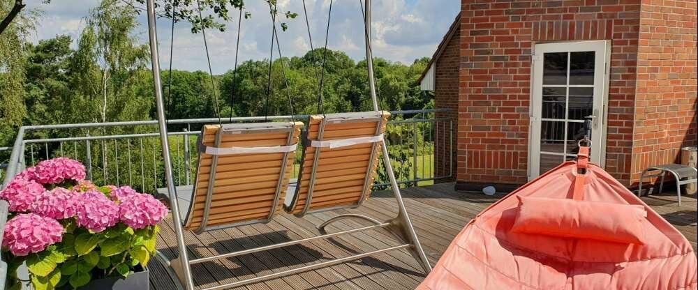 Mit Blick auf den Tollensesee