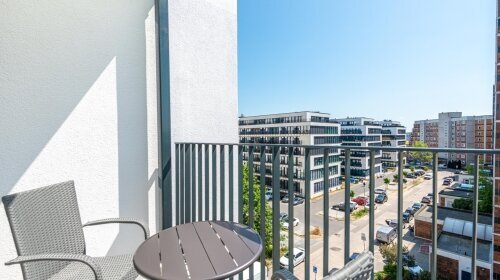 Das Hotel an der Stadthalle Rostock - Balkon