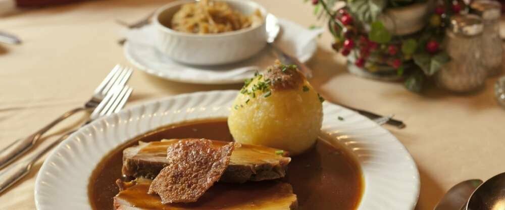 Deftige Küche im Brauerei-Gasthof Hotel Post