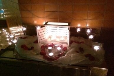 Deko im Spa-Bereich, Quelle: Hotel Orbtal