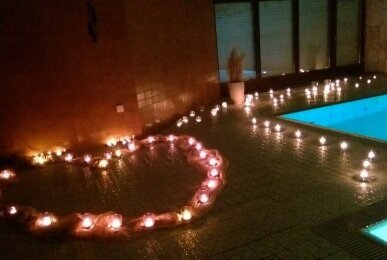 Deko Spa-Bereich, Quelle: Hotel Orbtal