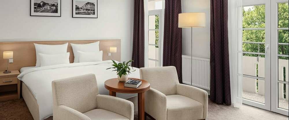 Deluxe-Doppelzimmer mit Balkon oder Parkblick