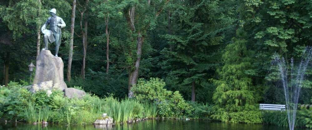 Der Kurpark direkt vor der Tür