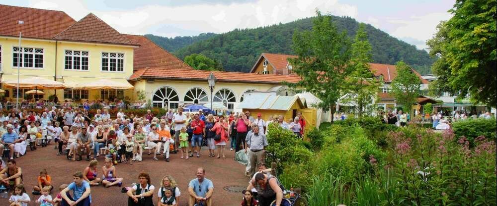 Der Kurpark direkt vor der Tür