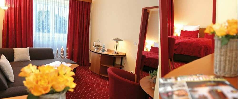 Doppelbettzimmer im Hotel Rosenstadt Forst