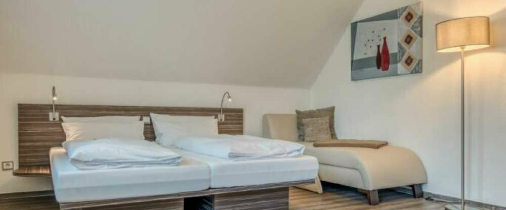 Die Doppelzimmer am Brauhaus, direkt neben dem Hotel.