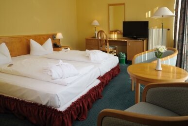 Doppelzimmer Komfort Seeseite, Quelle: Park Hotel Fasanerie Neustrelitz