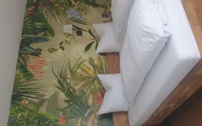  22m²• Blick auf den Innenhof• Hunde erlaubt• Internetzugang• Bettwäsche und Handtücher vorhanden• Badewanne• Schränke im Zimmer• Essbereich• TV• Föhn