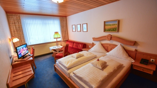 Doppelzimmer ohne für 2 Personen mit Standard Ausstattung.