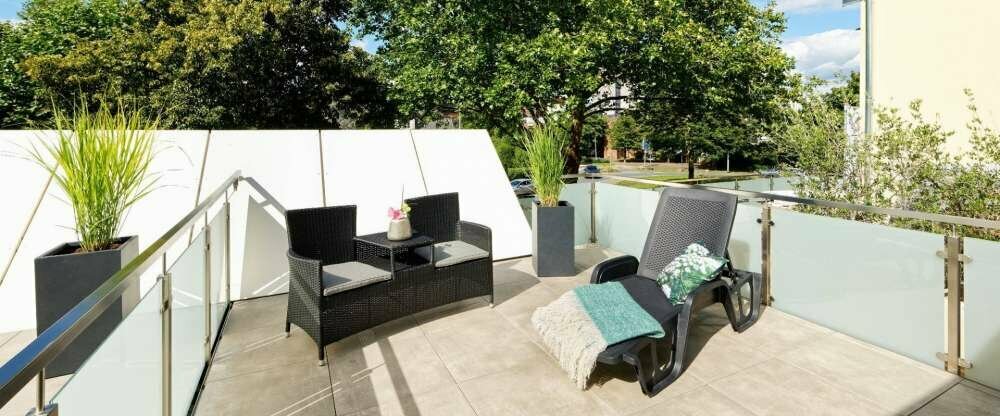 Dachterrasse eines Doppelzimmer Premium.