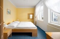 Dieses Dreibettzimmer mit Blick auf die Stadt und den Fluss in Karlovy Vary ist eine ideale Wahl für Familien oder kleine Gruppen.