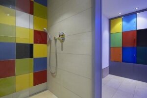 Duschen im Wellnessbereich