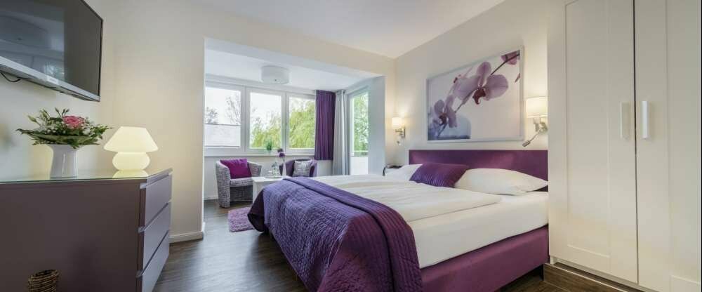 lila Doppelzimmer
