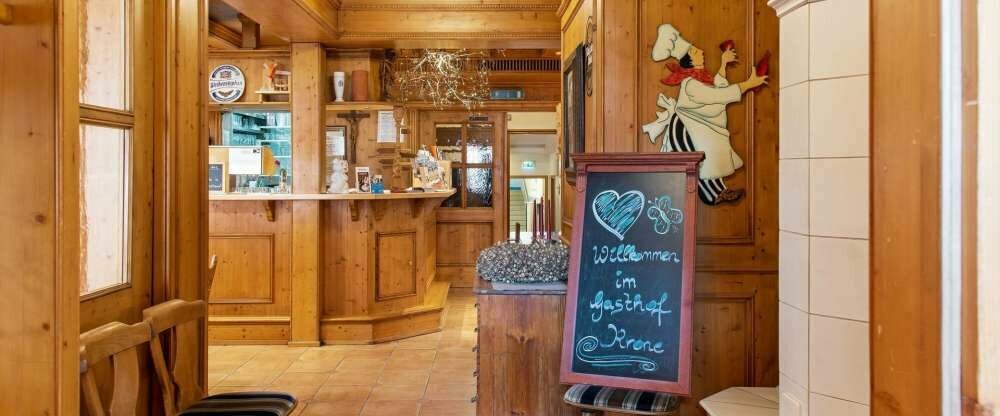 Eingang Hotel-Restaurant KRONE