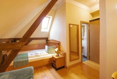 Einzelzimmer Komfort im Kavaliershaus, Quelle: Hotel Jagdschloss Letzlingen