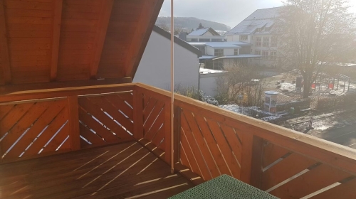 Einzelzimmer Standard ür 1 Person mit Standard Ausstattung und Balkon