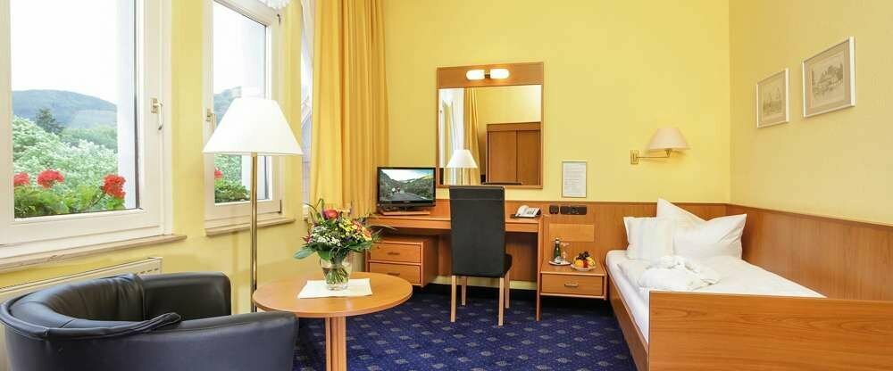 Einzelzimmer im Vitalhotel am Stadtpark