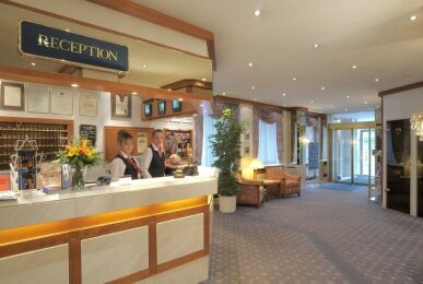 Empfang, Quelle: Ringhotel Loew `s Merkur