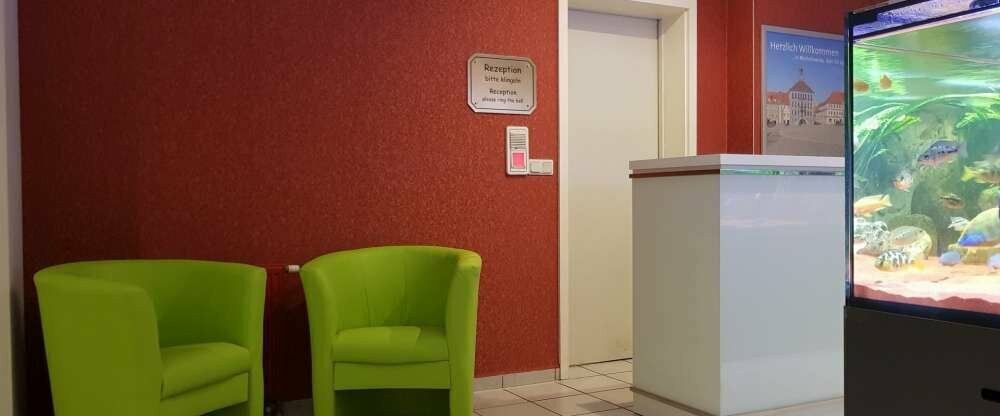 Empfangsbereich Hotel Evabrunnen Bischofswerda
