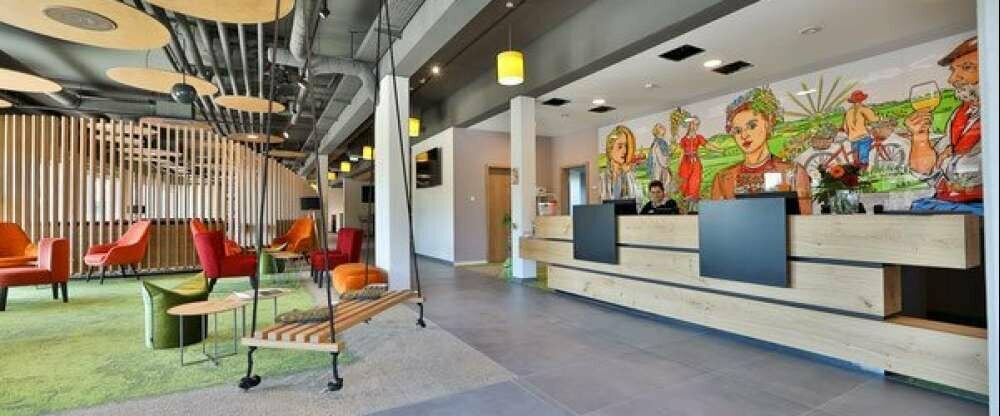 Empfang Hoteleingang