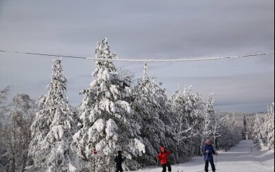 Erzgebirge im Winter