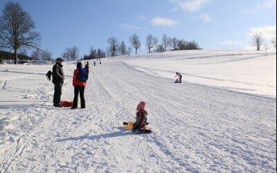 Erzgebirge im Winter