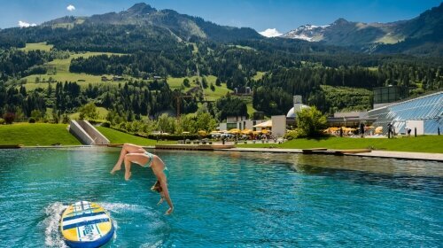 EUROPÄISCHER HOF Bad Gastein - Umgebung: Thermalwasserbadesee der Alpentherme, Sandra Lahnsteiner