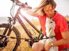 Fahrradtour mit Hund 
