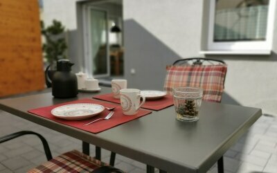 Ferienwohnung Nordrachtal - Terrasse/Außenbereich