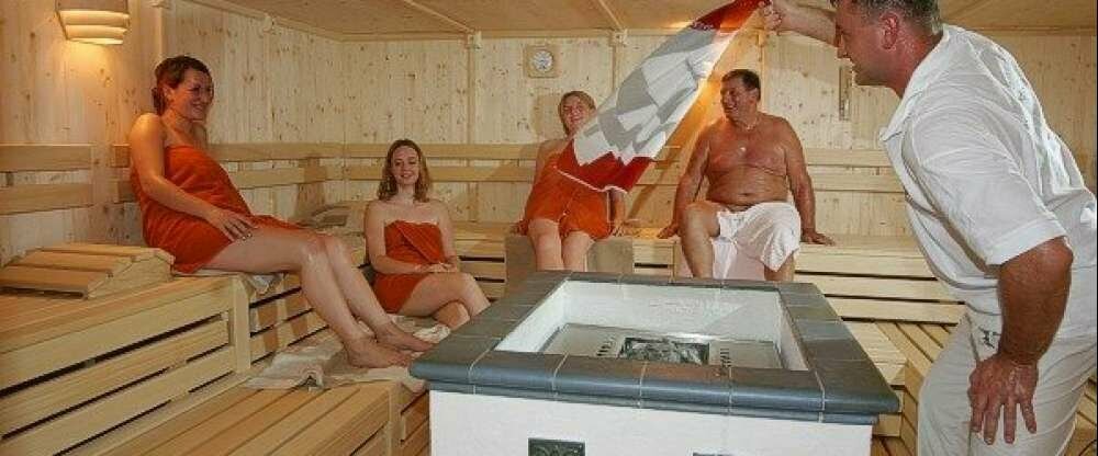 Finnische Sauna im Hotel
