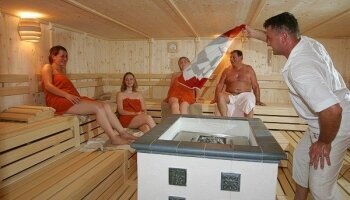 Finnische Sauna im Hotel