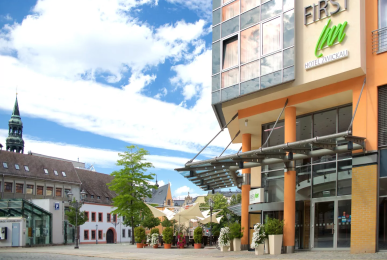 First Inn Hotel Zwickau - Hotel-Außenansicht, Quelle: First Inn Hotel Zwickau